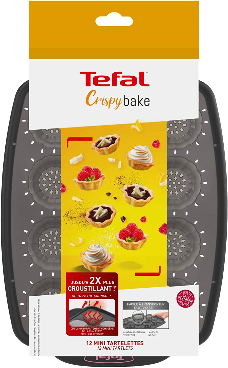 Tefal Crispy Bake Mould for 12 Mini Tartlets J4171414